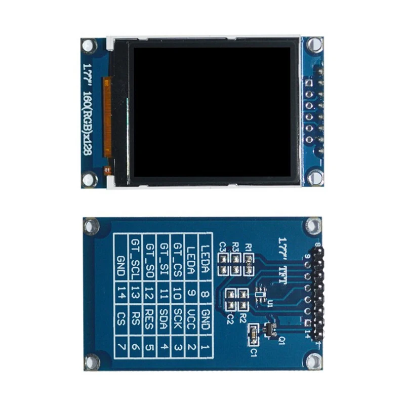 

128*160 ST7735S драйвер последовательный интерфейс SPI HD Full Color Electronic Screen 1,77 Inch TFT LCD Module