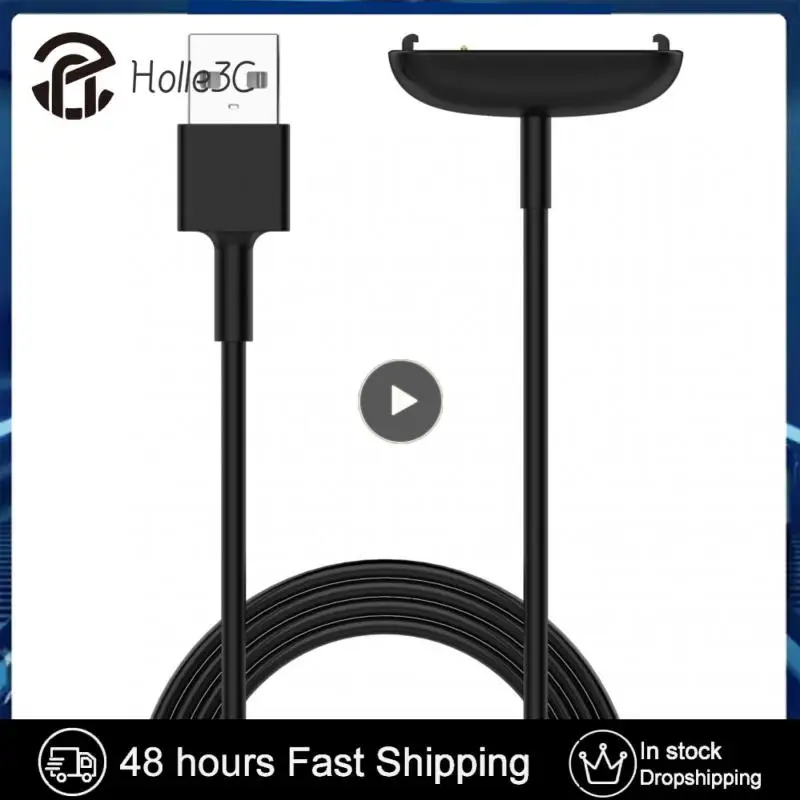 

Watch Accessories 100cm Watch Charging Base Charging Cable Anti-interference Multifunctional 30cm Bracelet Charger Black
