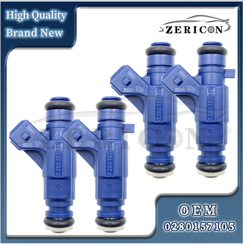 

4 шт. 0280157105 Форсунка топливного инжектора автомобильного двигателя для GM гибкий Монтана FLEX Strada 1,4 2.0L 94702523 0 280 157 105
