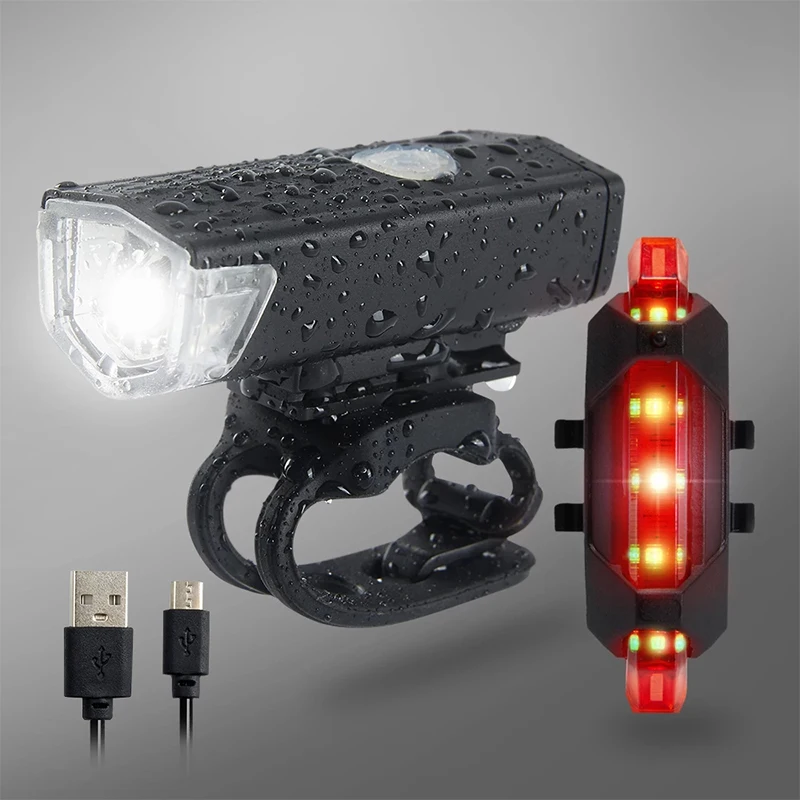 

Яркий USB-фонарь для велосипеда, аккумуляторный комплект для горных и шоссейных велосипедов, передняя и задняя фары, аксессуары для велоспорта