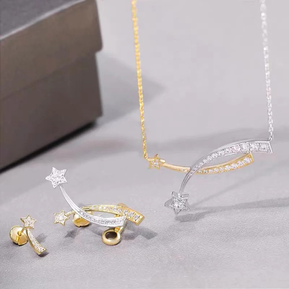 Женские асимметричные серьги-каффы роскошные брендовые серьги золотого цвета с