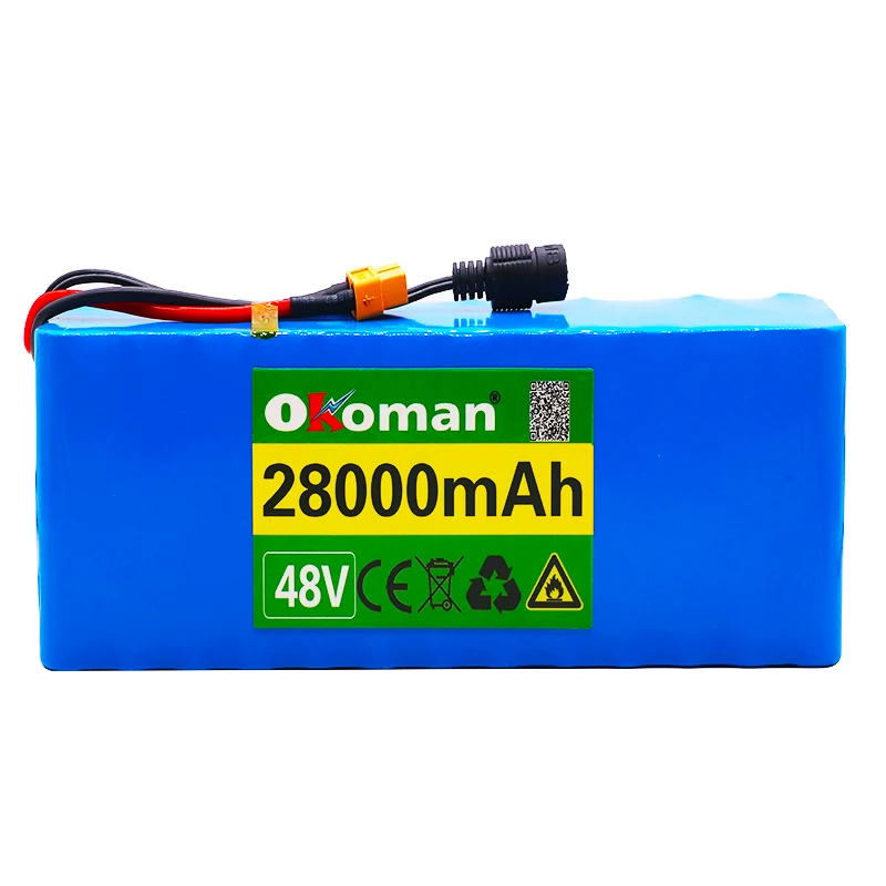 2022 оригинальный аккумулятор 48 В 13s3p 28Ah 1000 Вт высокой мощности для