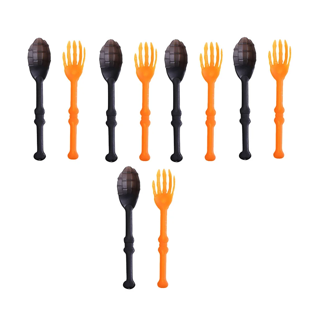 

12pcs Plastic Tableware Decorative Party Supplies （Assorted Color)