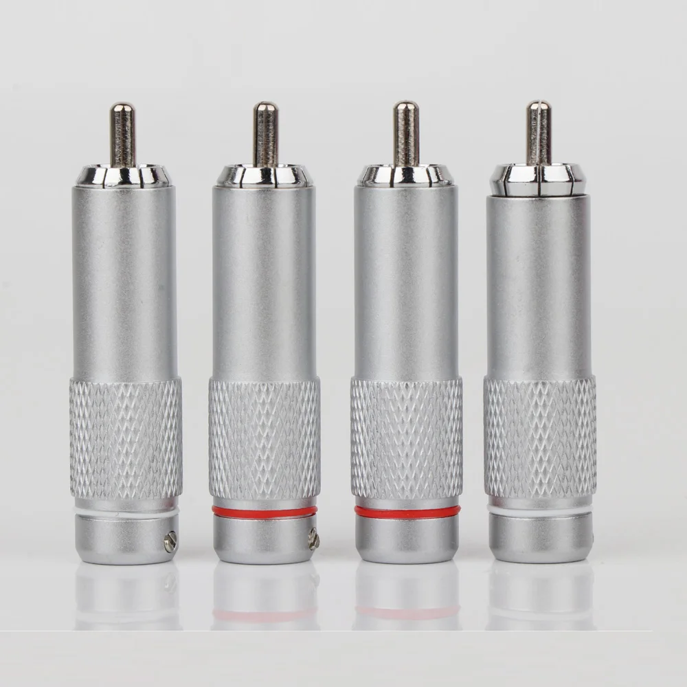 Штекер RCA HiFi с родиевым покрытием разъем-адаптер сделай сам 8 шт./лот Oyaide R1729 |