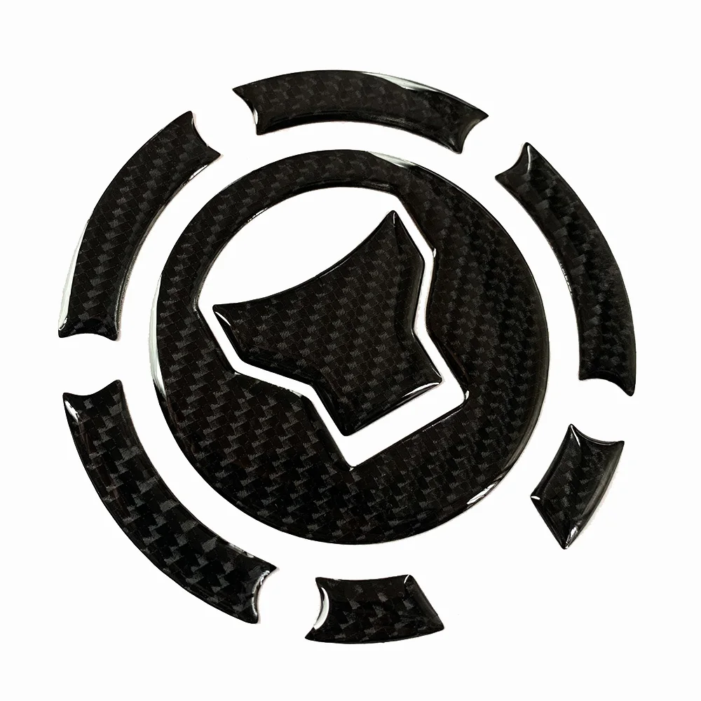 Наклейки и наклейки 3D из углеродного волокна для крышки топливного бака