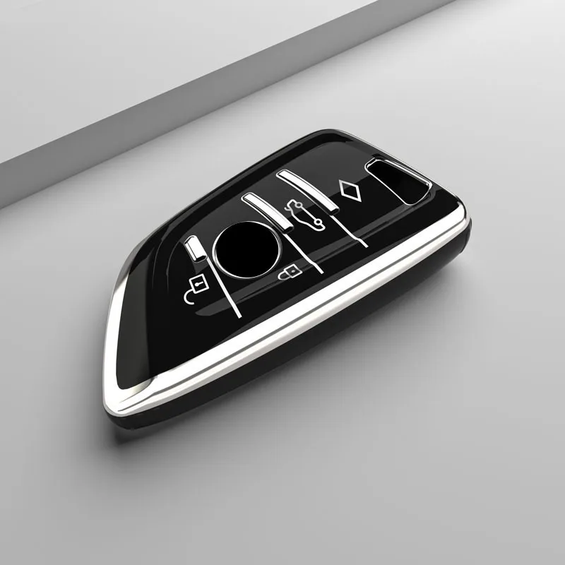 

Мягкий Чехол Из ТПУ Для Автомобильных Ключей BMW X1 X3 X5 X6 X7 1 3 5 6 7 Серий G20 G30 G11 F15 F16 G01 G02 F48