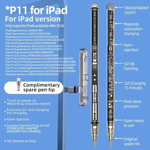 Стилус для iPad Basix прозрачный
