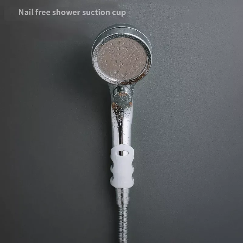 

Shower Bracket Shower Head Suction Bathroom Shower Holder Rack Shelf Wall Mount Suction Cup Bracket Douche Accessoire
