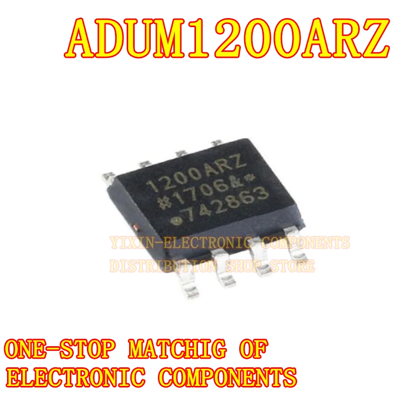 

2PCS/Pack Chip ADUM1200 1200ARZ ADUM1200ARZ SMD Adum1200arz-rl7 Soic-8 dual-channel digital isolator IC
