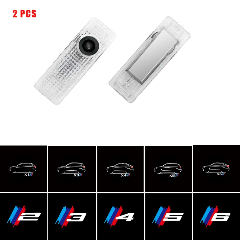 LED Car Door Projector Welcome Light for BMW X1 X2 X3 X4 X5 X6 X7 M E60 F10 F90 E61 E46 E36 E90 F30 E36 E92 Ghost Shadow Lamp