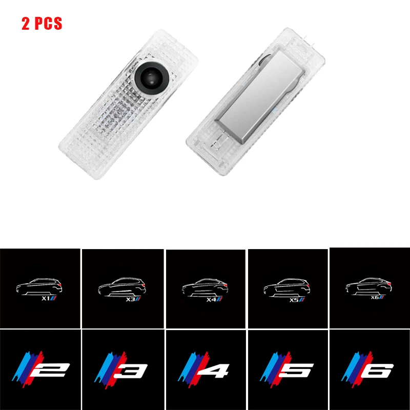 

LED Car Door Projector Welcome Light for BMW X1 X2 X3 X4 X5 X6 X7 M E60 F10 F90 E61 E46 E36 E90 F30 E36 E92 Ghost Shadow Lamp