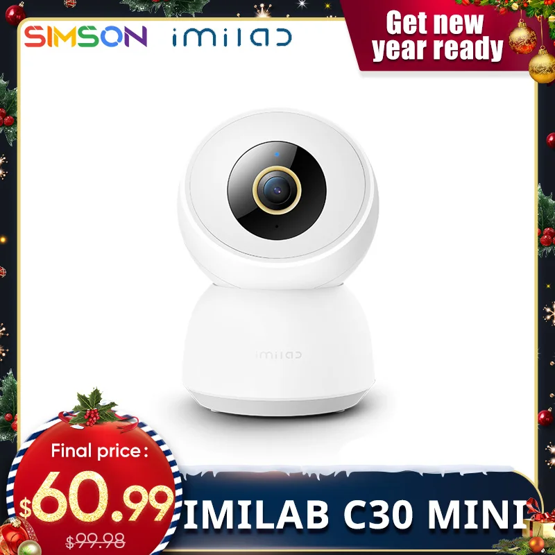 

Мини-камера IMILAB C30 для видеонаблюдения, с поддержкой Wi-Fi