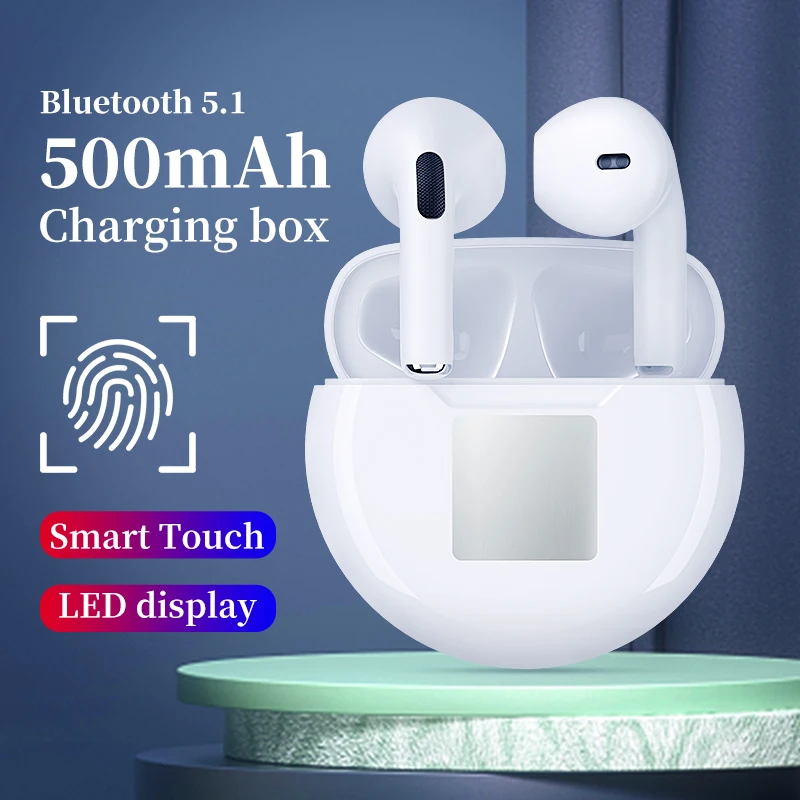 

LED Display Ture Wireless Stereo Earbuds Bluetooth 5.2 TWS Earphones Waterproof Headphones HIFI Sound Smart Touch Sports Headset