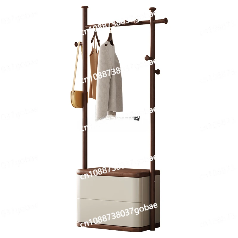 L'm Light Роскошная итальянская вешалка из цельного дерева Простой ящик для