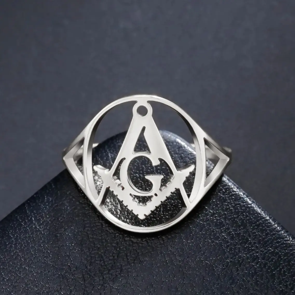 LIKGREAT винтажные подарки масонского кольца на палец для женщин и мужчин из