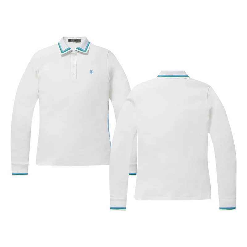 

Golf Autumn and Winter Women's Fashion Versatile Slim Shirt Polo Collar Long Sleeve Sports Fast Dry Breathable Top Clothing