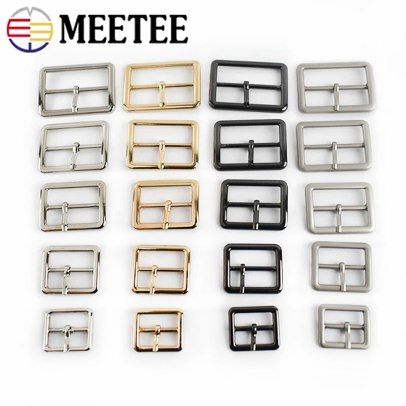 

5/10Pcs 20-50mm Metal Belt Buckles Pin Buckle For Webbing Bag Strap Adjuster Hook Clasps DIY Garment Decor Hardware Accessories
