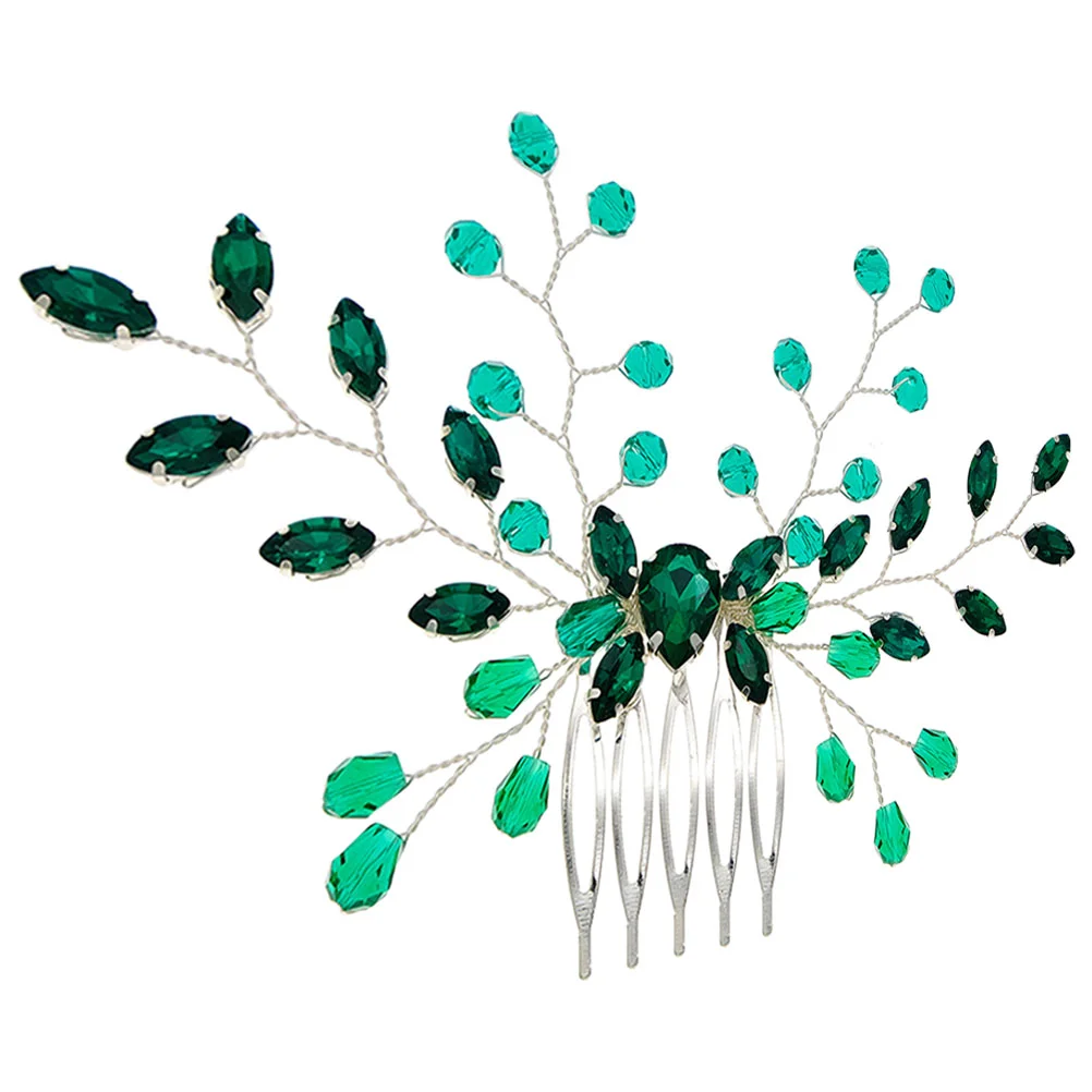 

Rhinestone Hair Comb Wedding Headpieces Women Crystal Bridal Accessory Accessories Brides