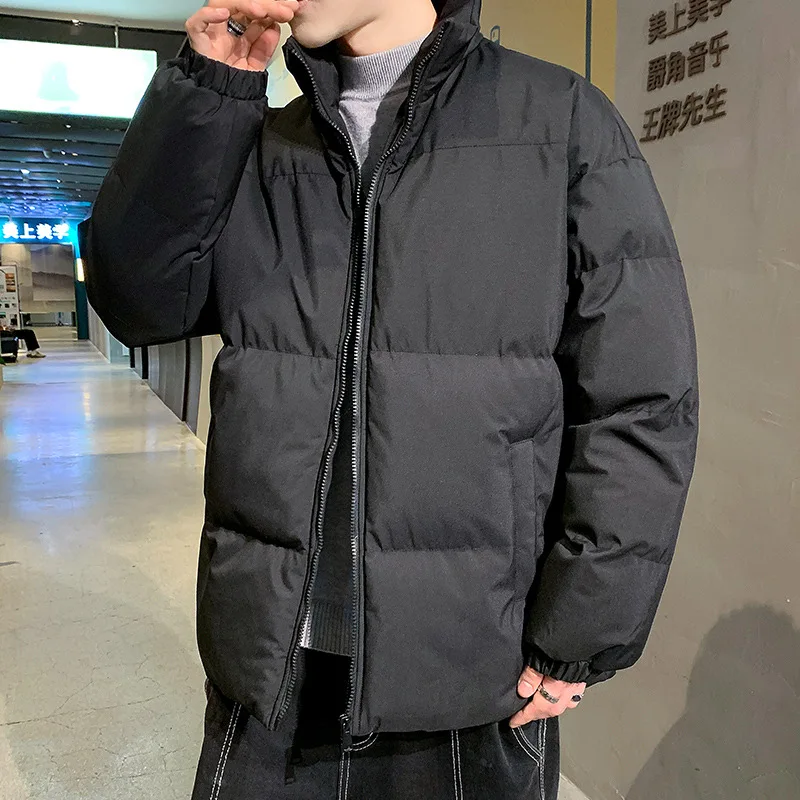 Winter Jacket Men Oversize Parkas Puffer Streetwear Thicken Warm Coat Men Zipper cotton padded Jacket Solid unisex outwear 7XL