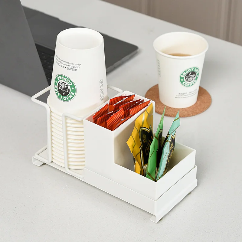 Bag Storage Box Metal Cup Holder