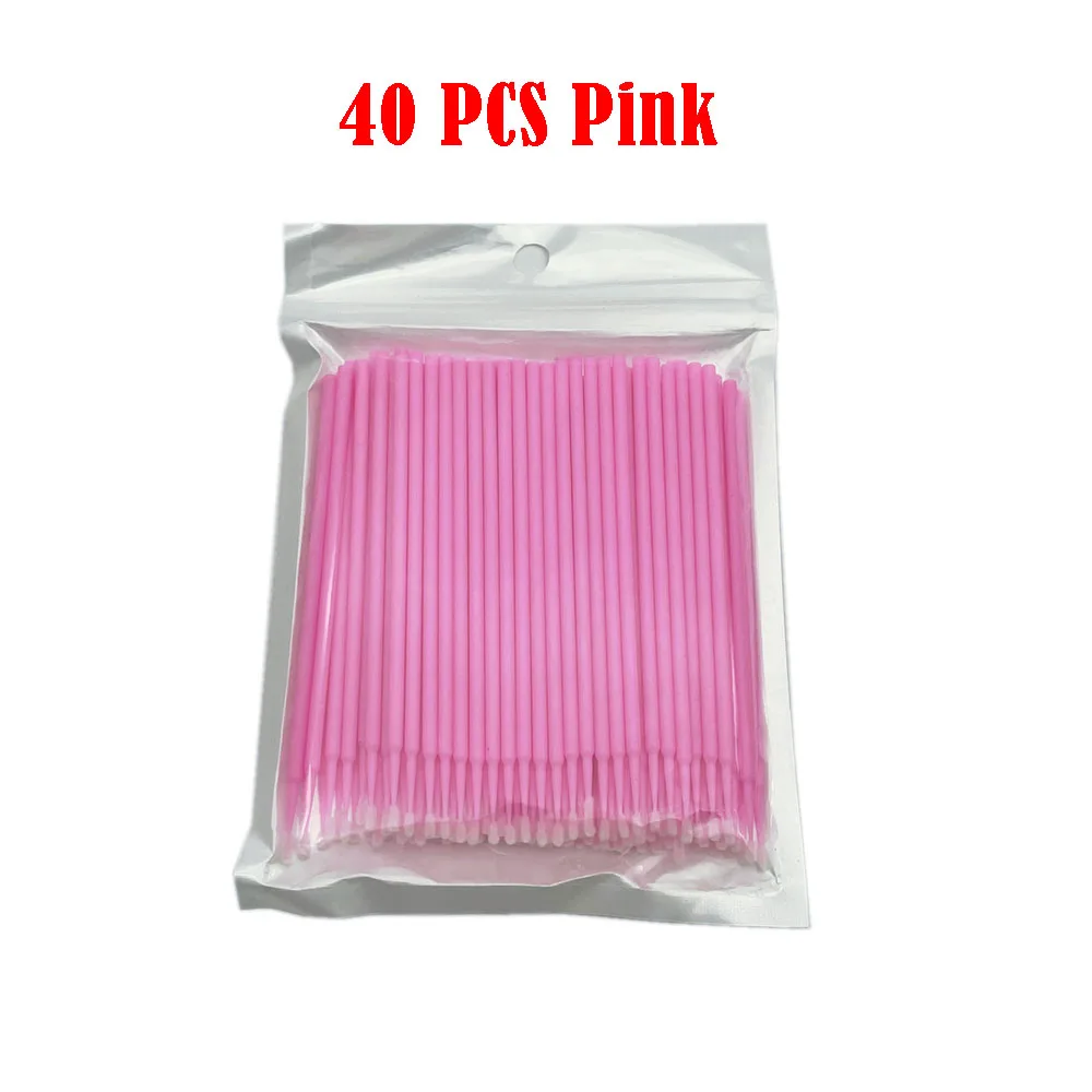 100 шт./бутылка одноразовые аппликаторы для микрокистей