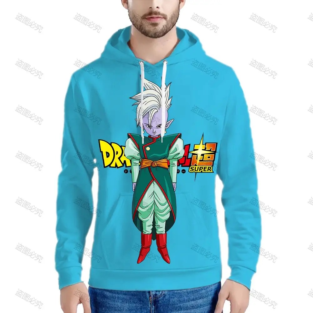 Man Sweatshirts Party Essentials Hoodies for Men Goku Y2k Streetwear Men's Autumn Harajuku Street Anime Dragon Ball Z Clothing