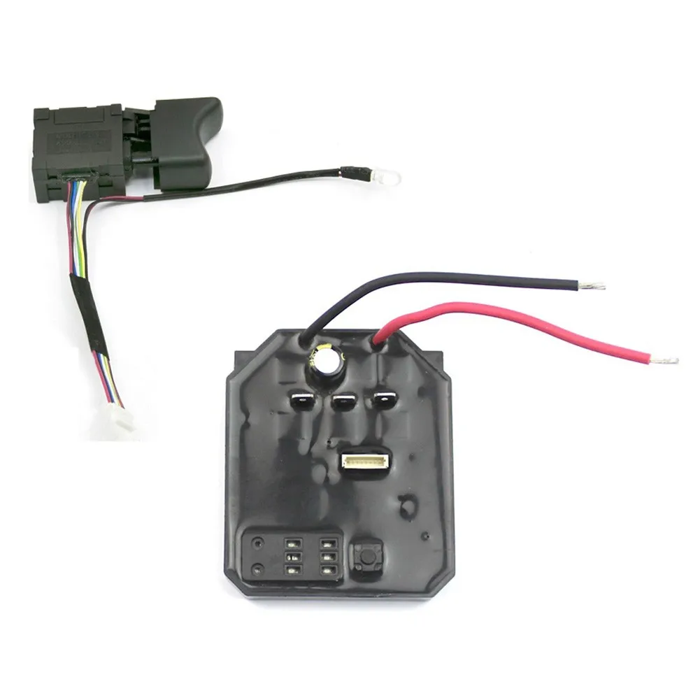 

1set Drive Control Board+Switch Brushless Electric Wrench Motherboard Accessories Speed Switch For 2106/161/169 18V 21V