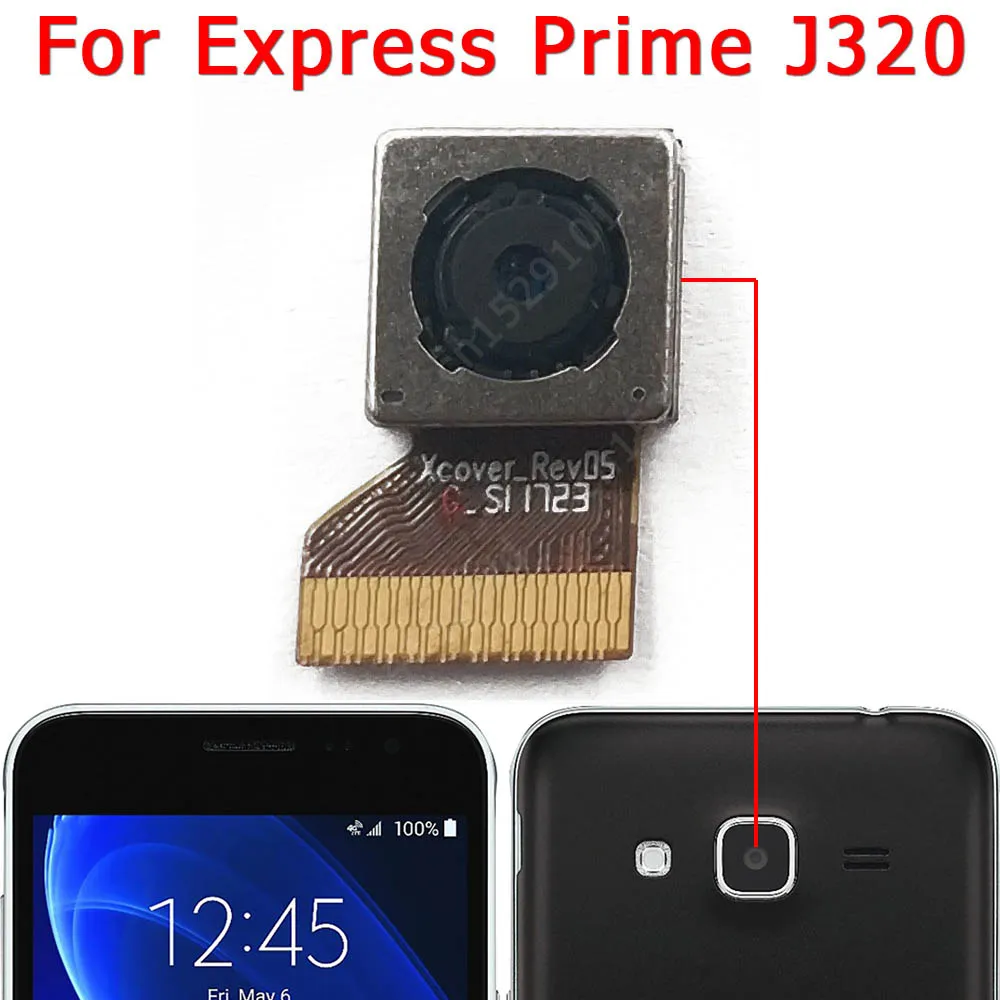 Модуль задней камеры для Samsung Galaxy Fold Express Prime Grand Max C5 C7 C9 Pro E5 E7 Оригинальные