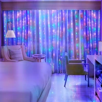 3m rainbow led garland curtain lights fairy string remote control usb christmas lamp holiday decoration for home bedroom window