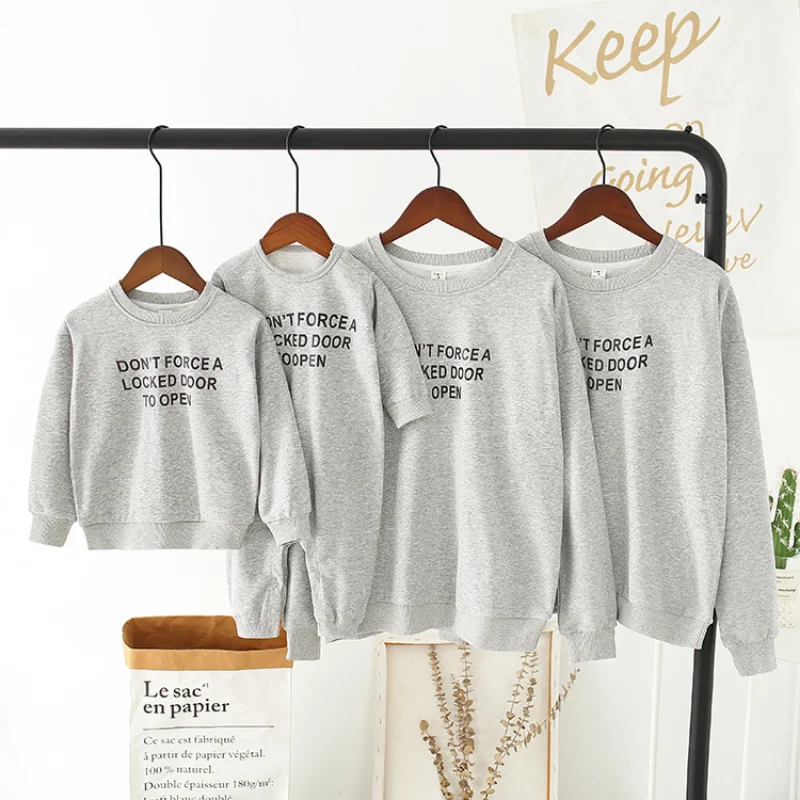

Clothes For The Whole Family Father Daughter Matching Clothes Mother Son Clothing Baby Bodysuit Baby Boy Girls Autumn t-Shirts
