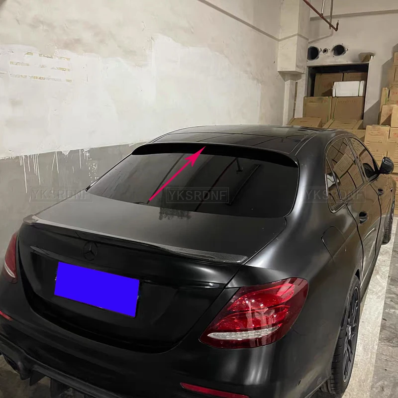 Для Mercedes-Benz W213 E200 E260 E300 E350 2016-2019 ABS Материал грунтовка цвет автомобиля задний