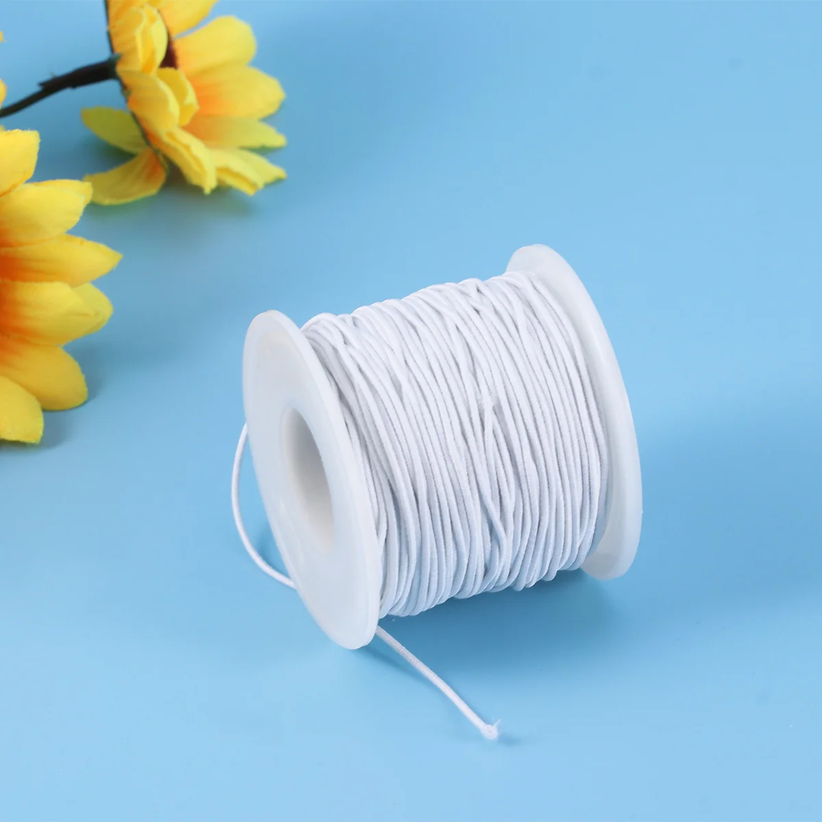 

Elastic Cord String Rope Spool Sewing Stretch Beading Stretchy Bands Braceletthread Roll Cords Knit Tie Earloop Rubber Ear Band