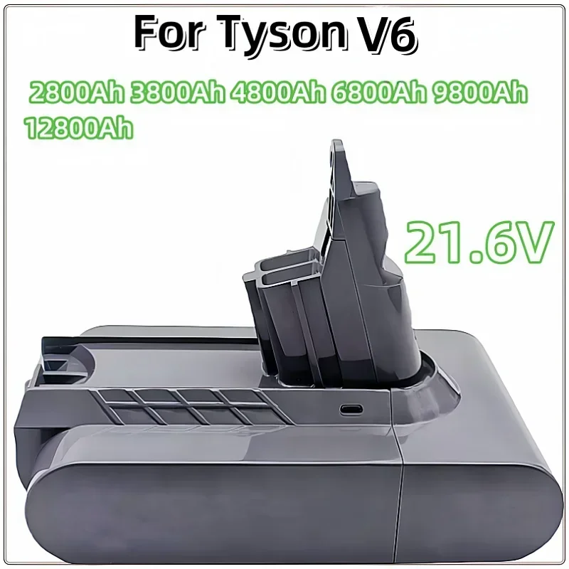100% оригинальный литий-ионный аккумулятор 21 6 В 2 8 Ач-12 Ач для V6 DC58 DC59 DC62 DC74 SV09 SV07 SV03