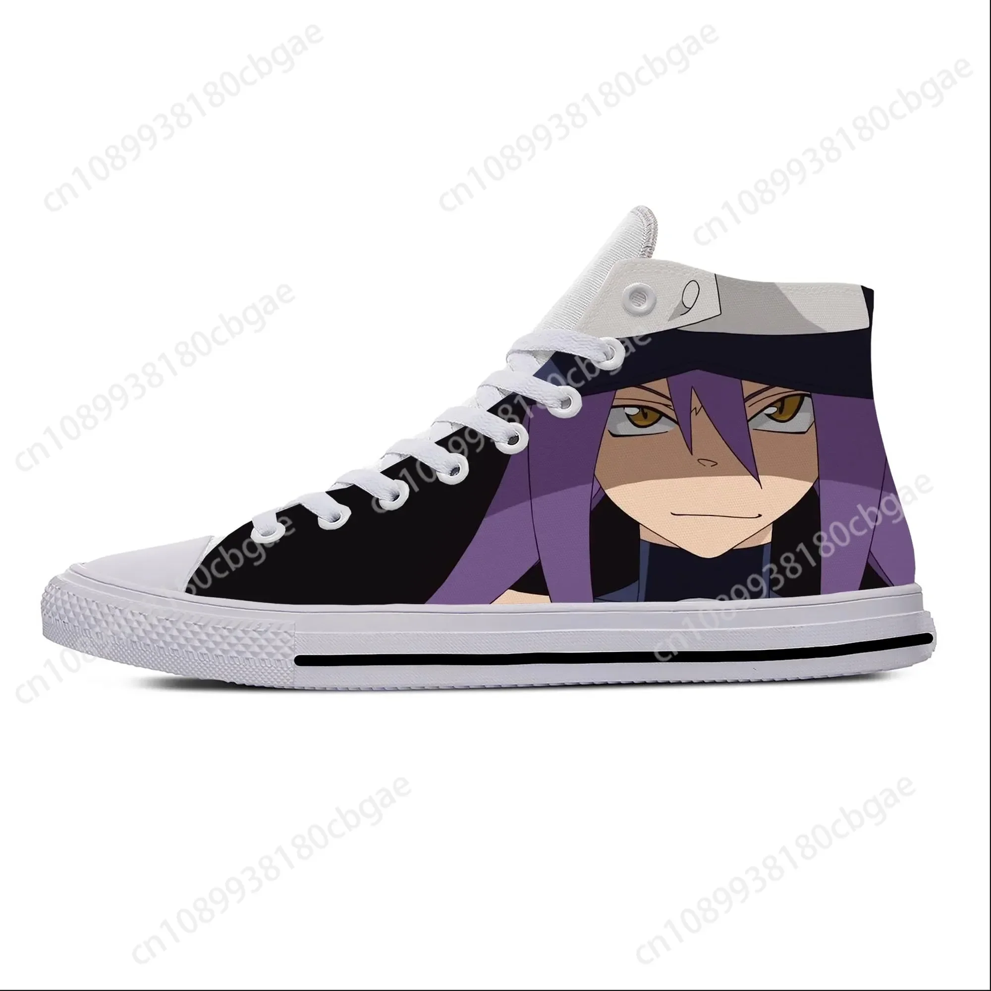 Hot Japanese Anime Manga Cartoon Soul Eater Blair Casual Cloth Shoes High Top Lightweight Breathable 3D Print Men Women Sneakers