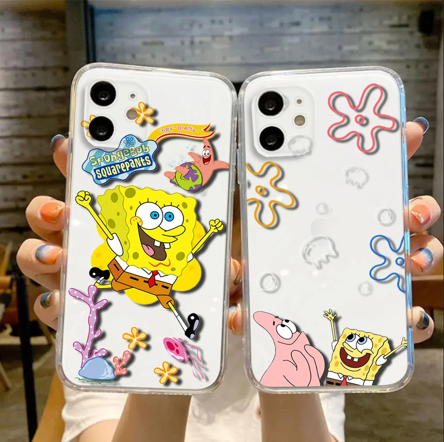 Мягкий чехол R7 SpongeBob SquarePants для LG K71 K8 Plus K9 Lite Q510 K92 Q92 Stylo 6 7 V40 V50 V60 Velvet G9 X4 Q61 Q60