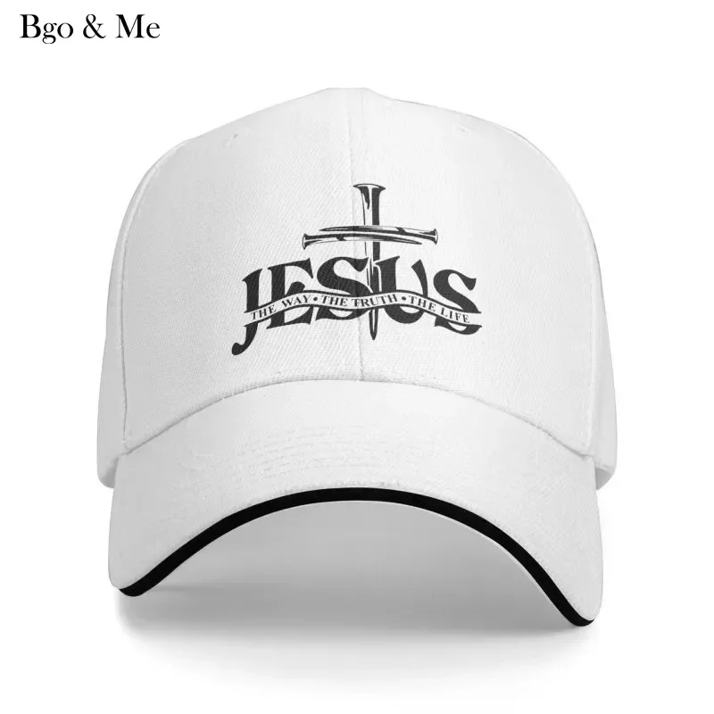 

2023 New Classic Jesus The Way The Truth The Life Baseball Cap Adult Religion Christian Faith Adjustable Dad Hat