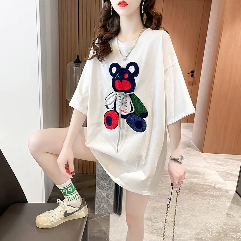 

2023 new women t shirt t-shirts O-neck fashion summer