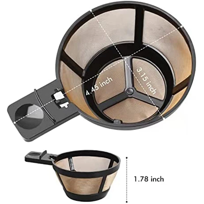 Многоразовый фильтр-корзина для кофе двухсторонней кофеварки Hamilton Beach модели 49980A