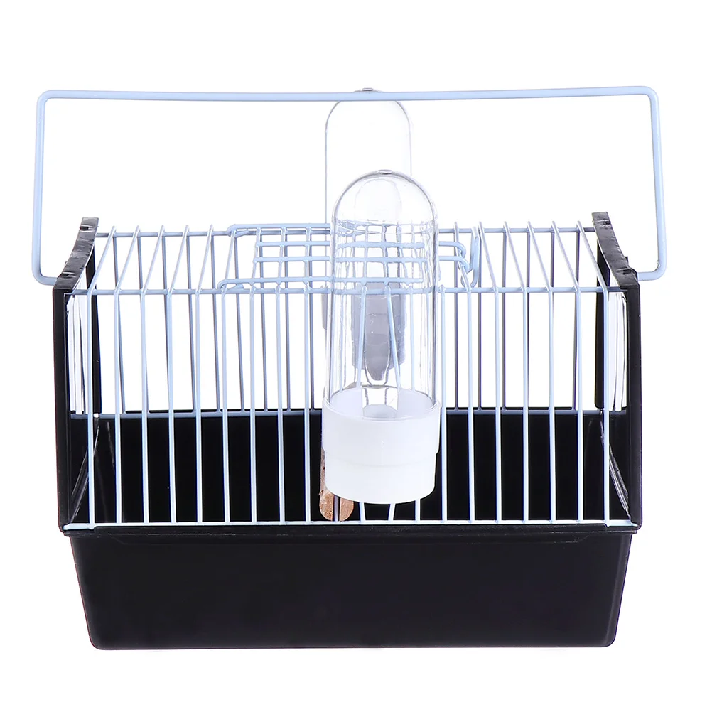 

Cage Bird Parrot Carrier Pet Travel Birds Portable Handheld Transport Plastic Carrying Lightweight Hanging Iron Handle Outing