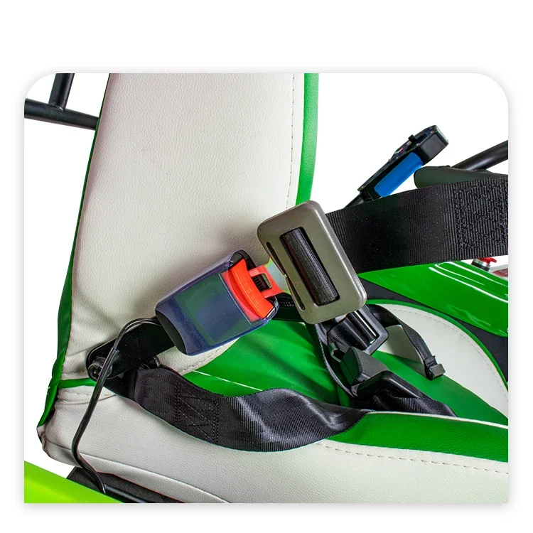 Новый уличный 2-местный монетный игровой электрический качели Happy Rolling Car 360