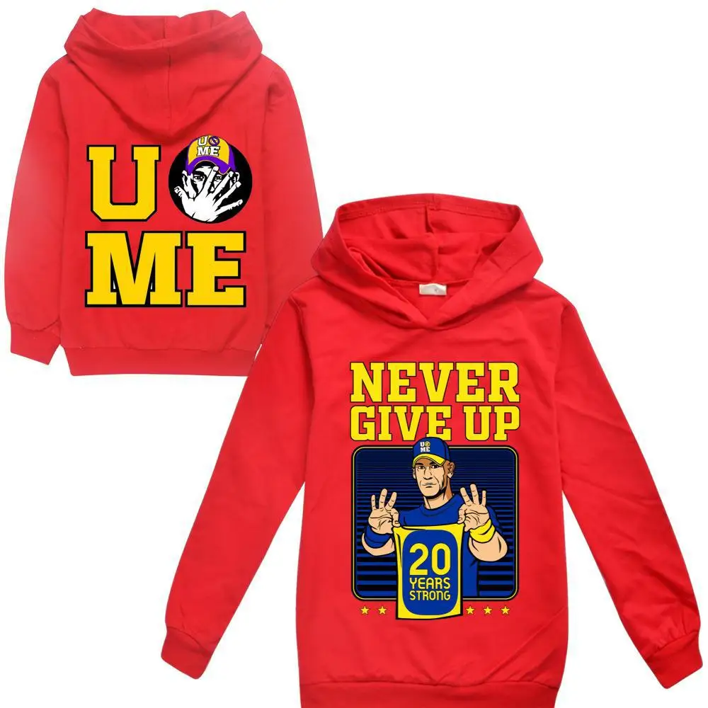 Толстовка с надписью Never Give Up 20 лет