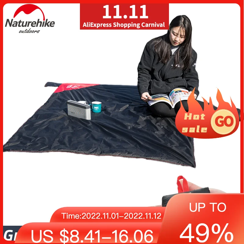 

NatureHike Camping Mat Foldable Waterproof Picnic Mat Pad Sleeping Mattress Aluminum Foil EVA Outdoor Sports Moisture Proof Mat