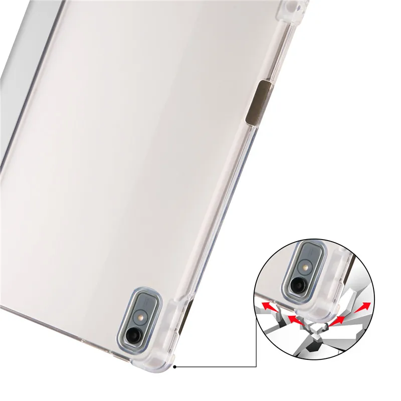 Чехол для Xiaoxin Pad Pro 12 7 2025 с держателем ручки тройная мягкая подставка планшета Lenovo