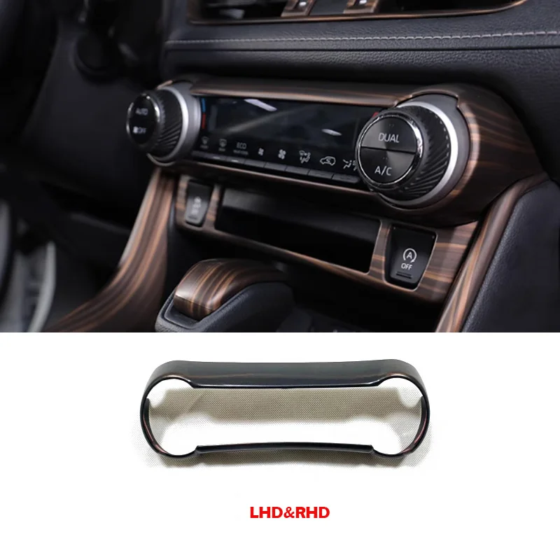 RHD LHD для TOYOTA RAV4 RAV 4 2019 - 2023 деревянные аксессуары дверь чаша окно переключатель приборная панель вентиляция коробка передач крышка сергей мастеровой вентиляция евроремонт