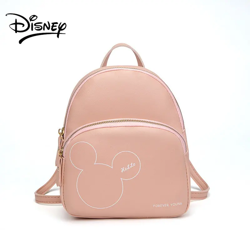 Disney Backpack for Women Girls Students Mini School Bag Designer Luxury Cute Cartoon Handbags Ladies Purse Free Shipping