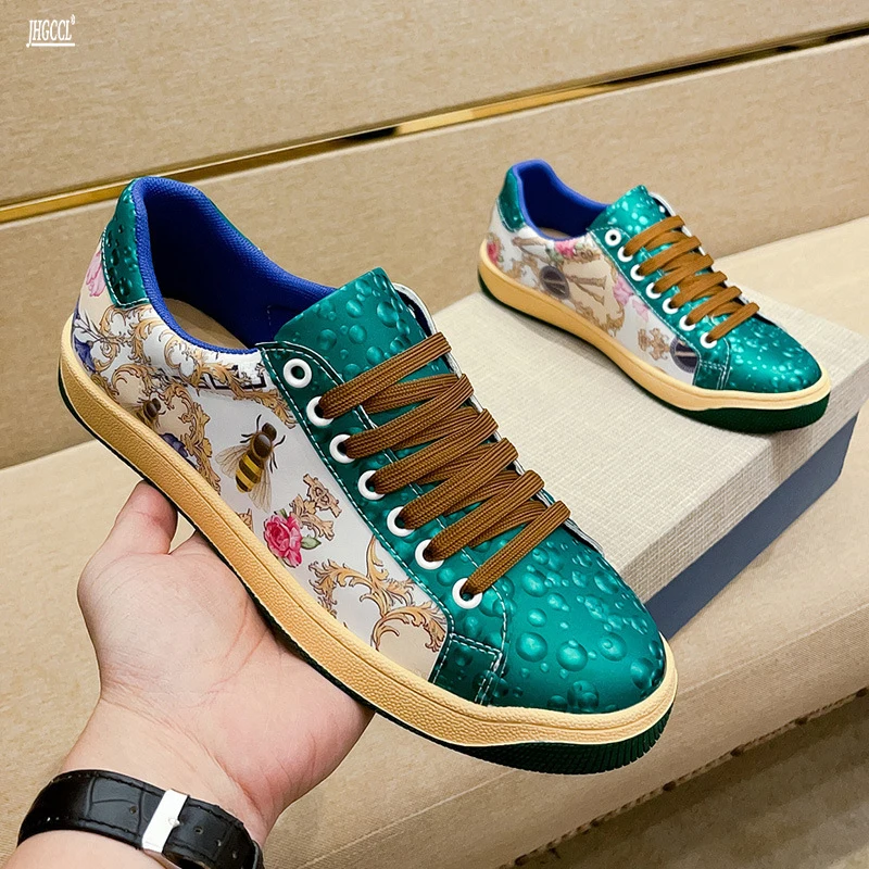 Новая мужская обувь элитная спортивная мужские кожаные дышащие туфли для доски