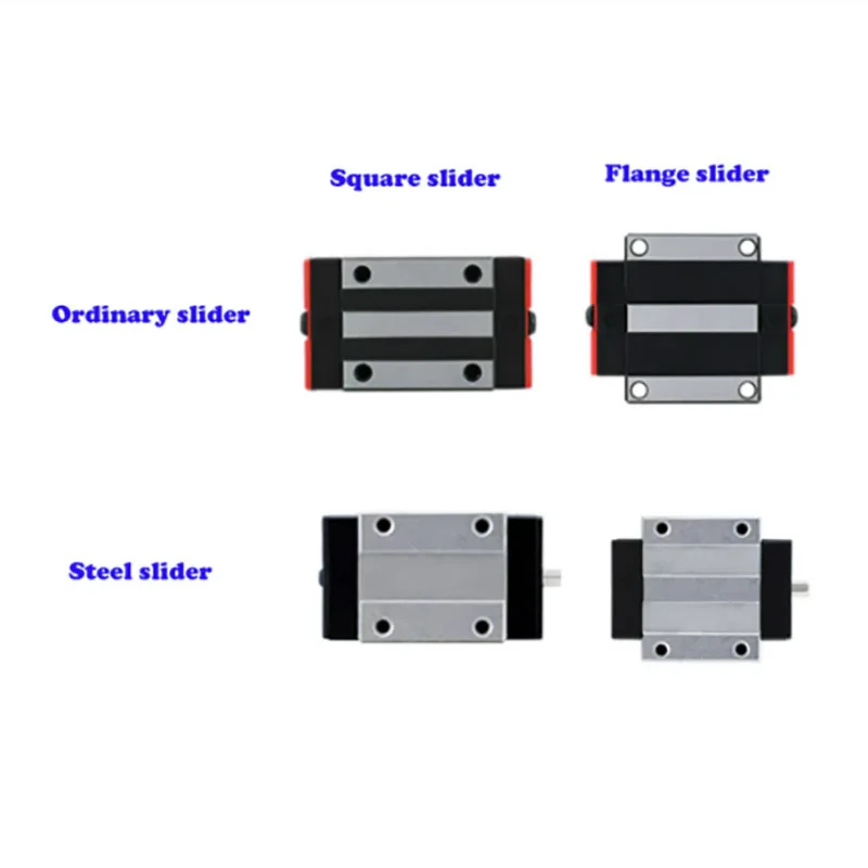 Новинка 4 шт. скользящие блоки HGH25CA HGW25CC тележки со стальными корпусами подходят