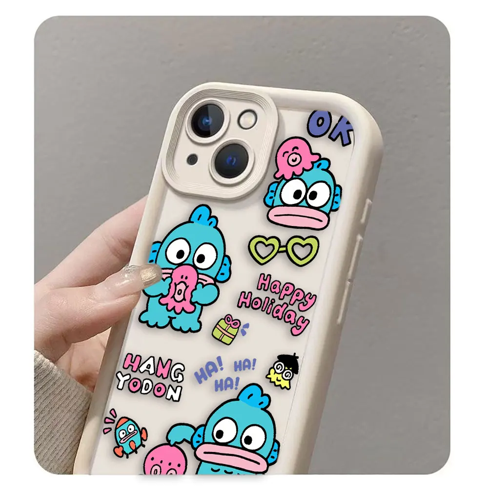 Чехол для телефона Gudetama Egg Hangyodon VIVO V23 V23E V25 V27 V27E V29 V30 V30E V40 X60 X70 X80 X90 X100 S12 Case Funda Capa