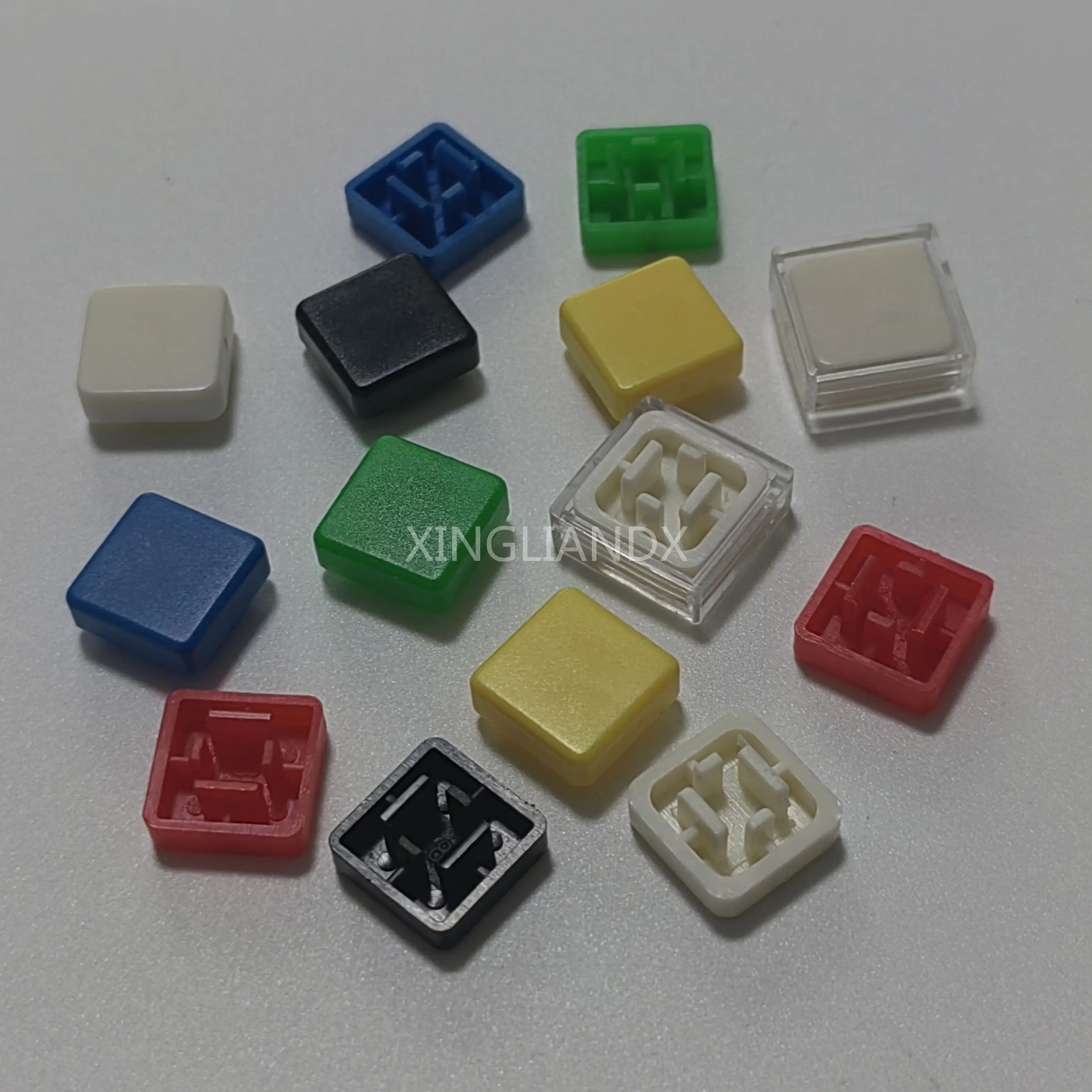 100 шт. A14 10X10 короткая квадратная крышка кнопки ножного переключателя