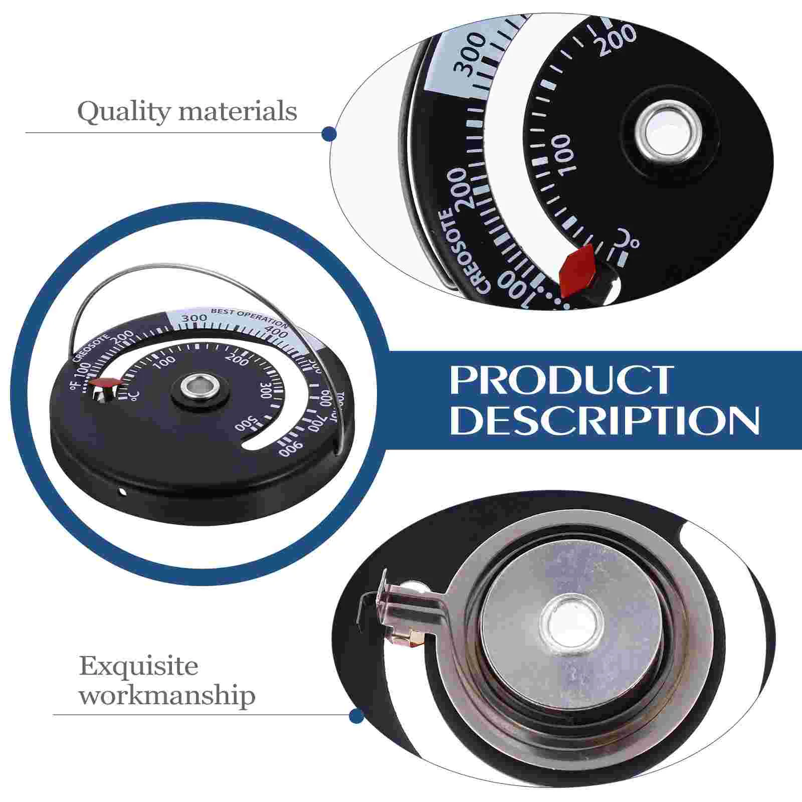 Термометр для духовки магнитная поверхность трубопровод печи легко читаемый